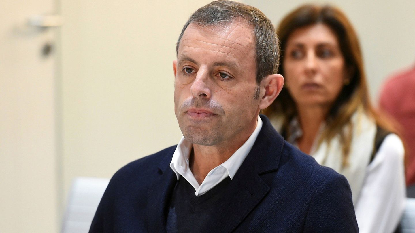Sandro Rosell durante el juicio. (Reuters)