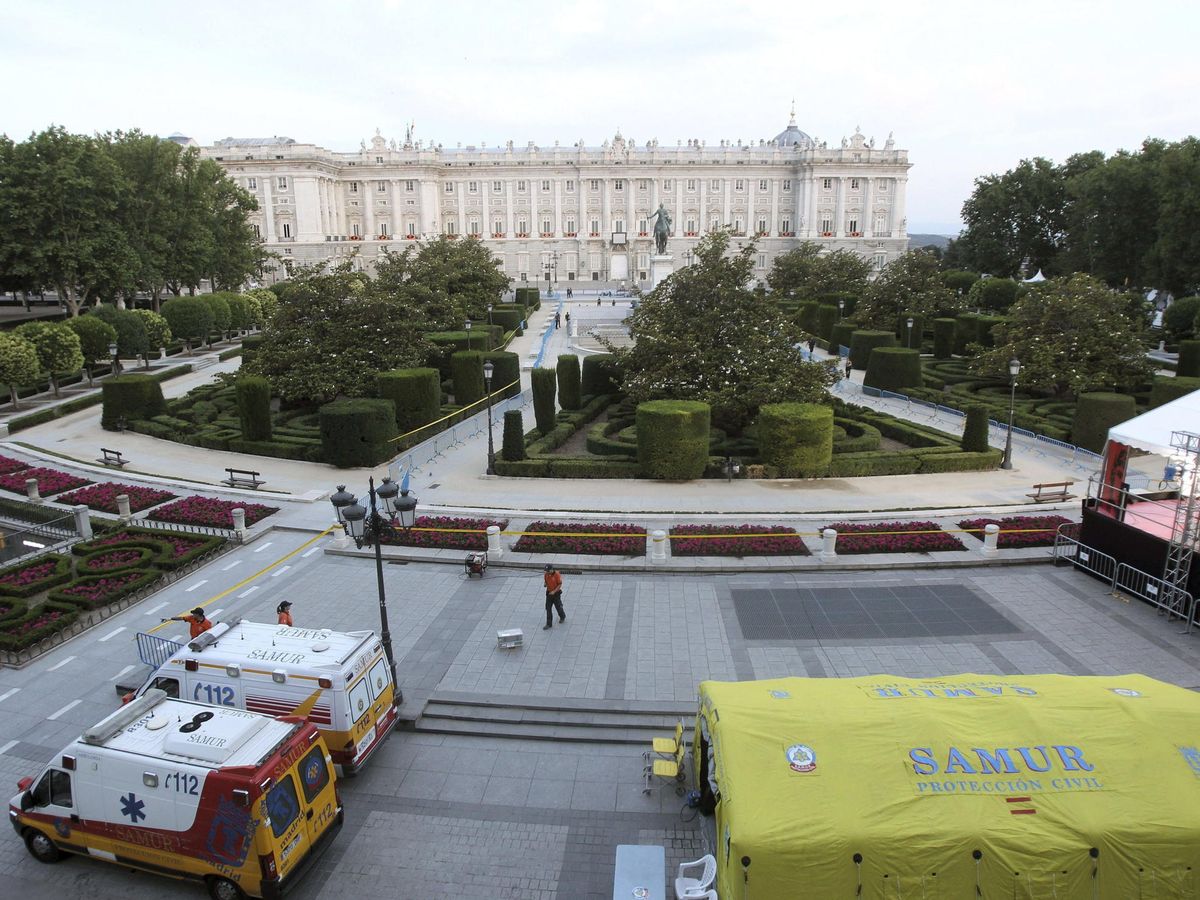 Foto: Vista general del Palacio Real.