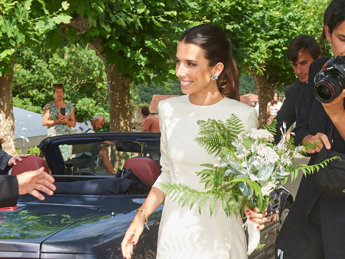 Foto: Laura Corsini, en su boda. (Gtres)