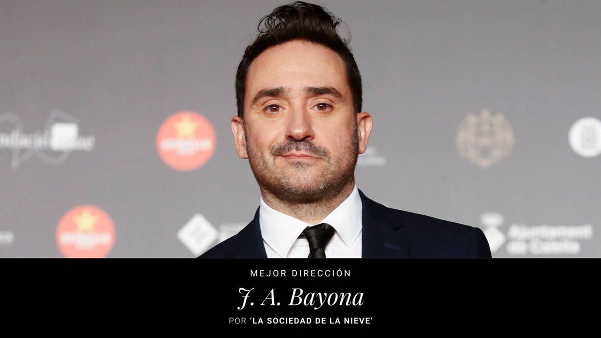 J.A. Bayona, mejor director en los Premios Goya 2024 por 'La sociedad de la nieve'