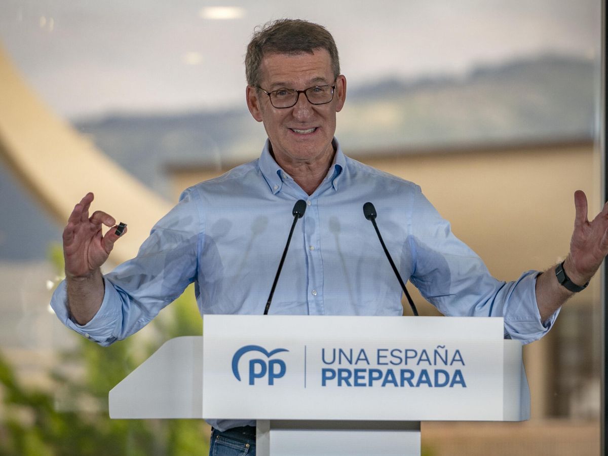 Foto: El presidente del Partido Popular, Alberto Núñez Feijóo. (EFE/Román G. Aguilera)