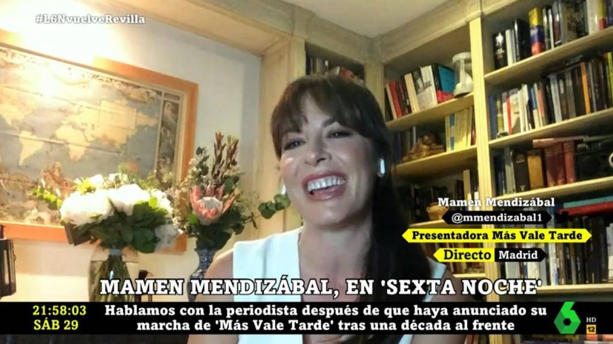 'La Sexta noche': Mamen Mendizábal explica las razones de su salida de 'Más vale tarde'
