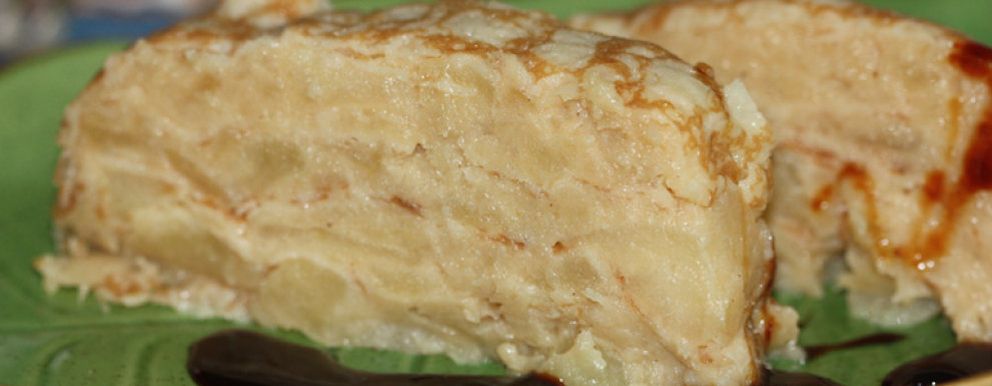 Foto: ¿Dulce o salado? Terrina de crepes y manzana