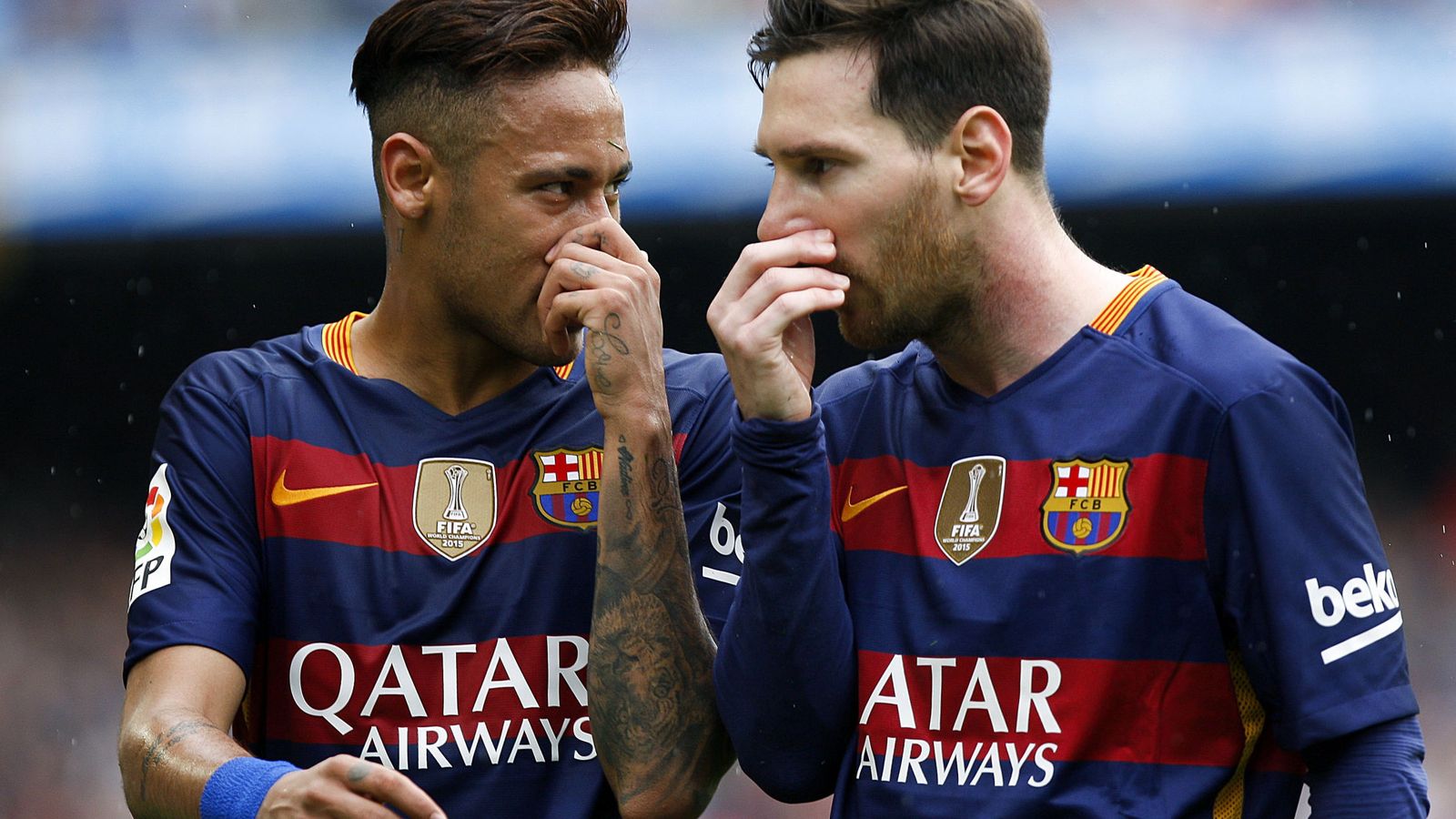Foto: Neymar y Messi, durante un partido con el Barça (EFE)