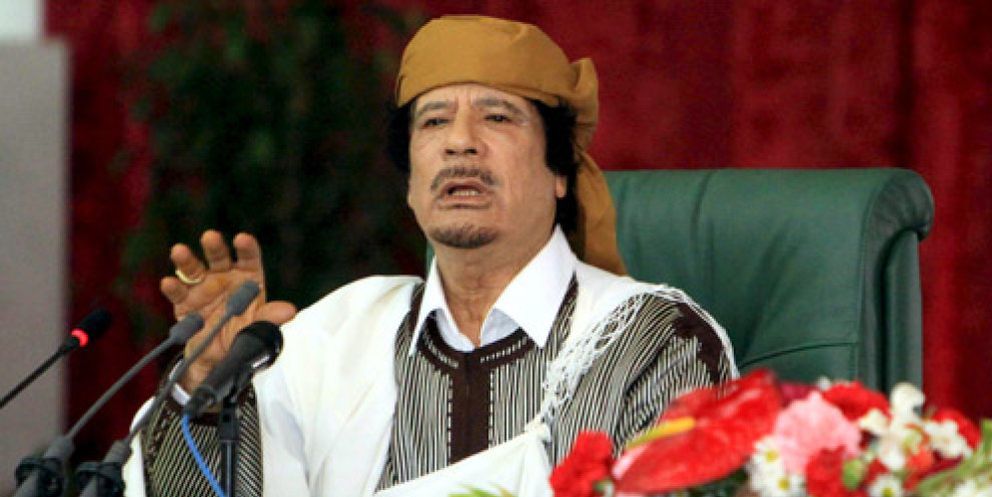 Foto: Gadafi apoyó al nacionalismo andaluz y a los jornaleros del SOC mientras tuvo planes en el ladrillo