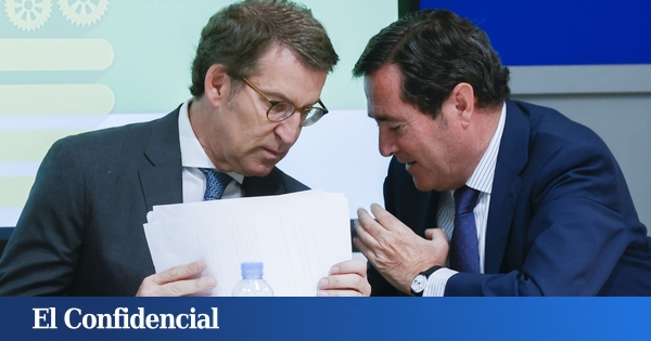 Feijóo rentabiliza el discurso  anti-Ibex  de Sánchez y atrae a los  poderes económicos 
