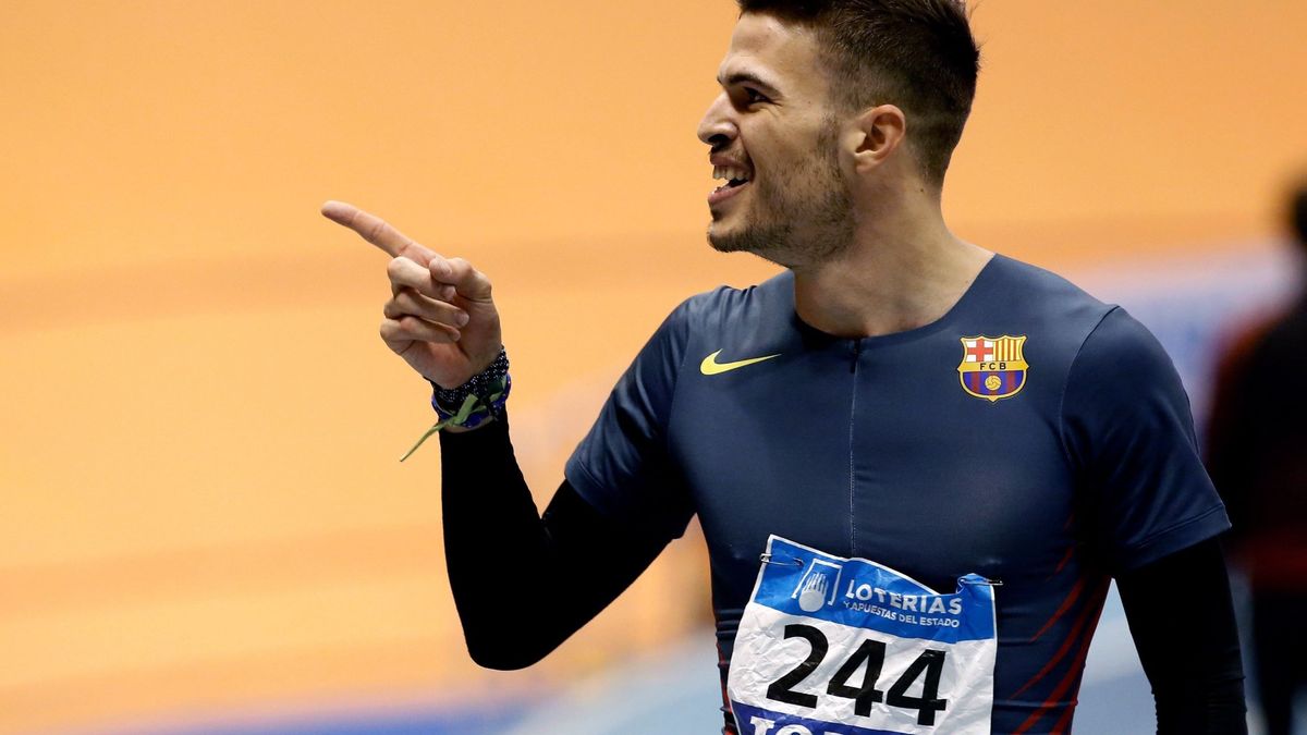 Husillos le roba el récord de España de 200 metros en pista cubierta a Hortelano