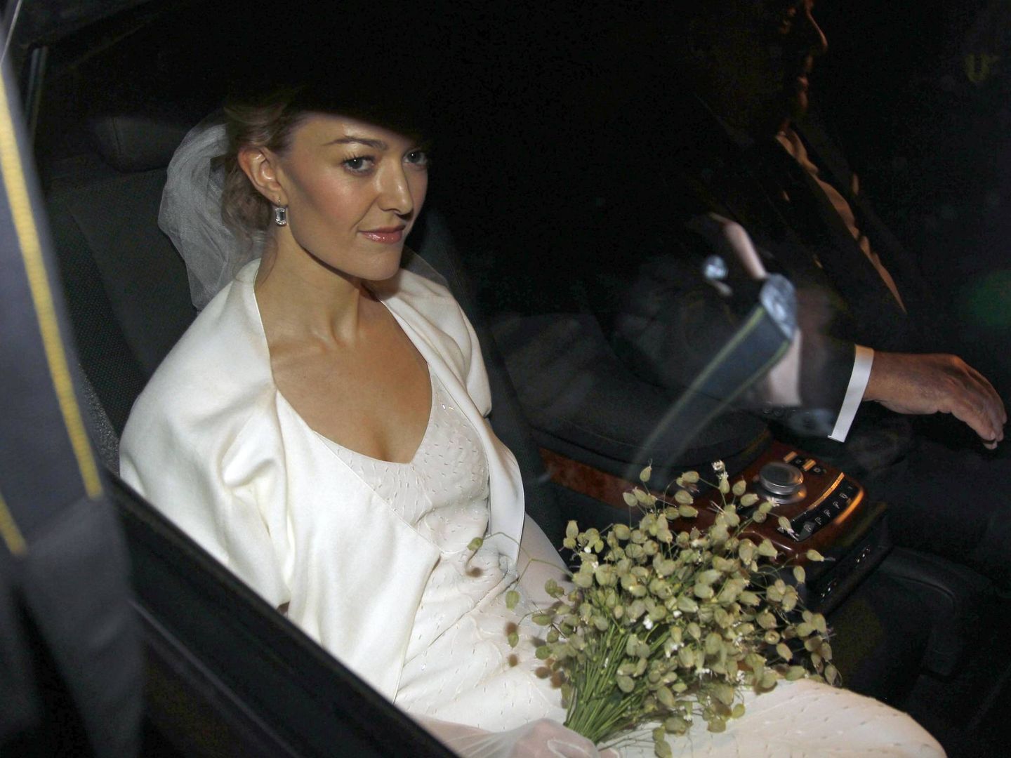 Marta Ortega en su primera boda con Sergio Álvarez. (Gtres)