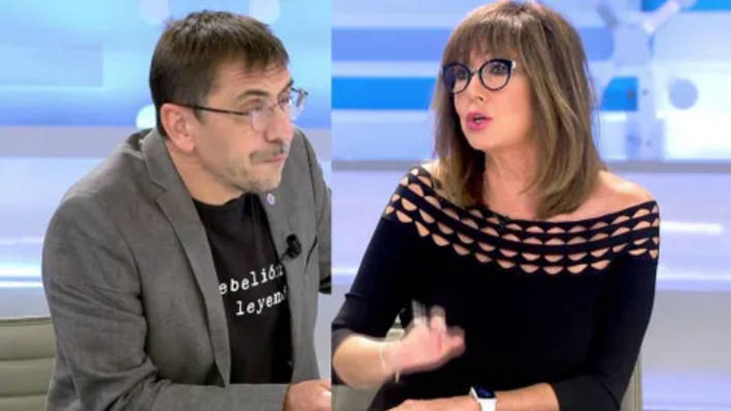 Monedero y Ana Rosa. (Telecinco)