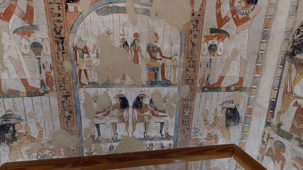 Un análisis de rayos X saca a la luz el valor oculto de estas pinturas del Antiguo Egipto