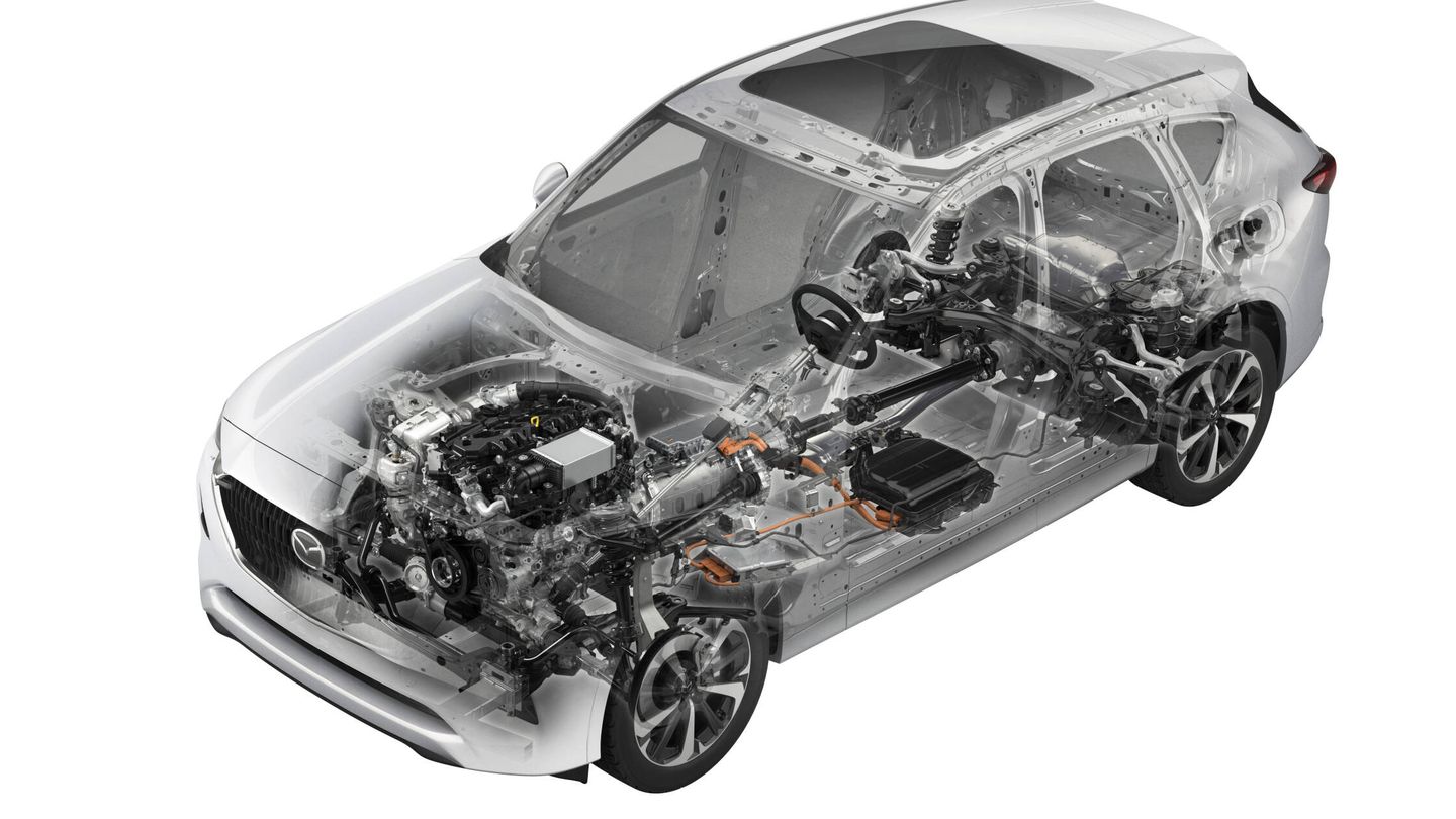 El nuevo motor diésel híbrido debutará en enero en el CX-60, y luego llegará al CX-80.