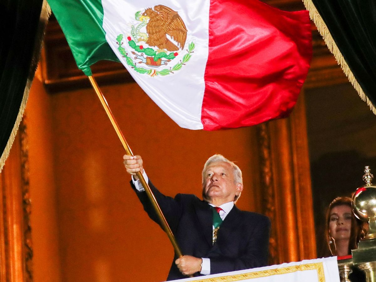 Foto: El presidente mexicano, Andres Manuel López Obrador, durante la celebración de la independencia de México, el pasado 15 de septiembre de 2021. (Reuters)
