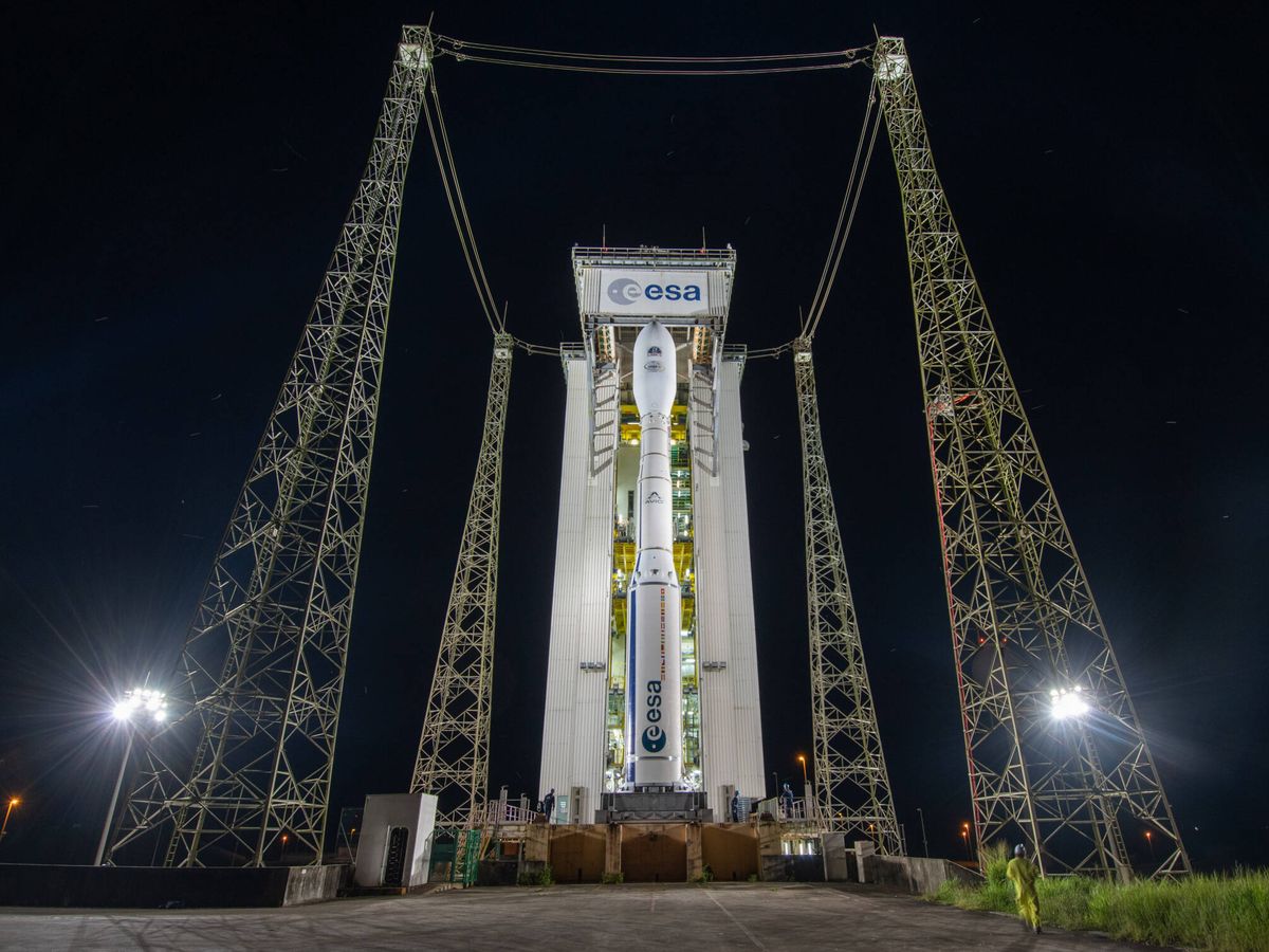 Foto: El lanzamiento de Vega-C. (ESA)