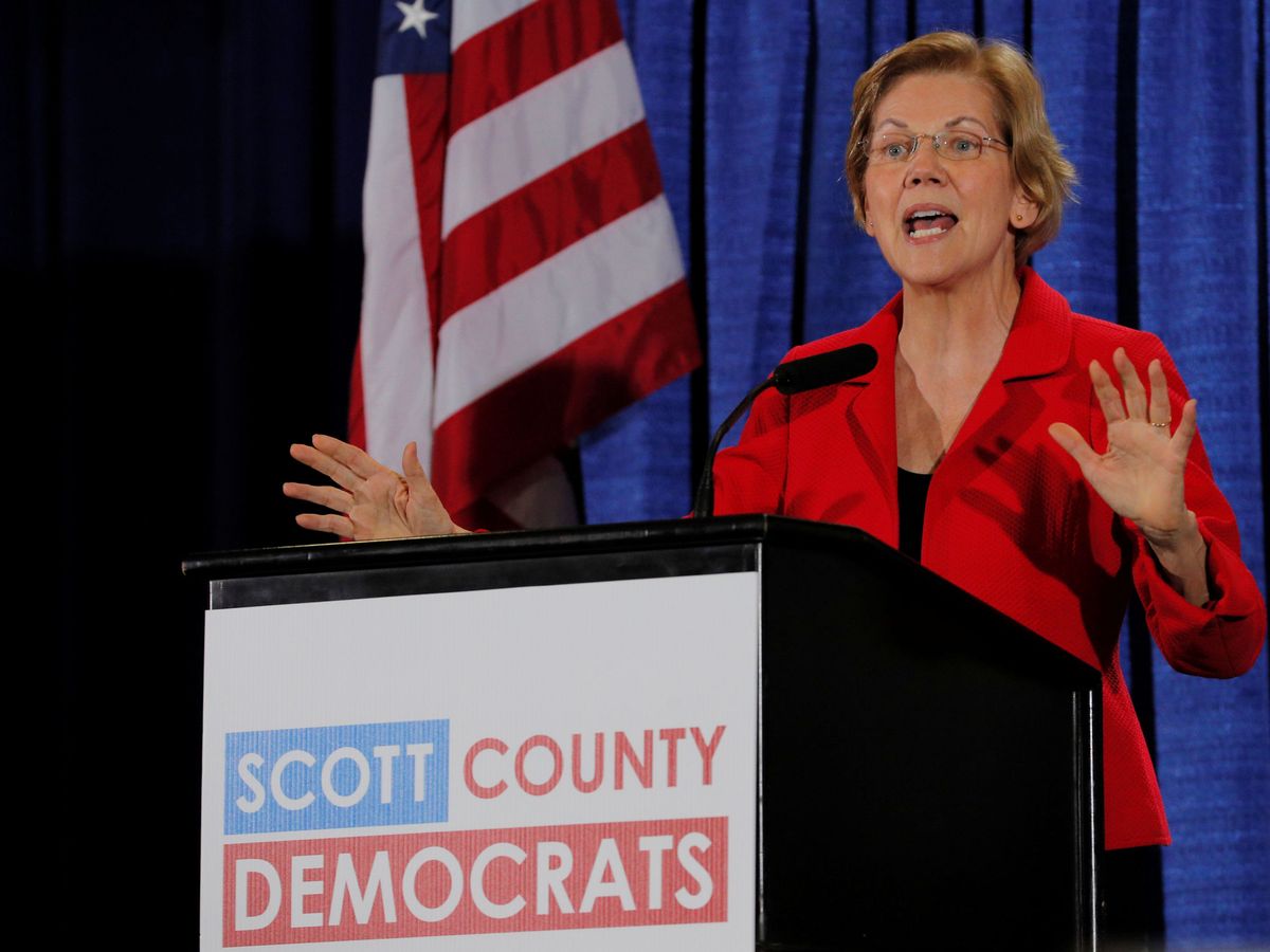 Foto: La candidata demócrata a la presidencia Elizabeth Warren (Reuters)