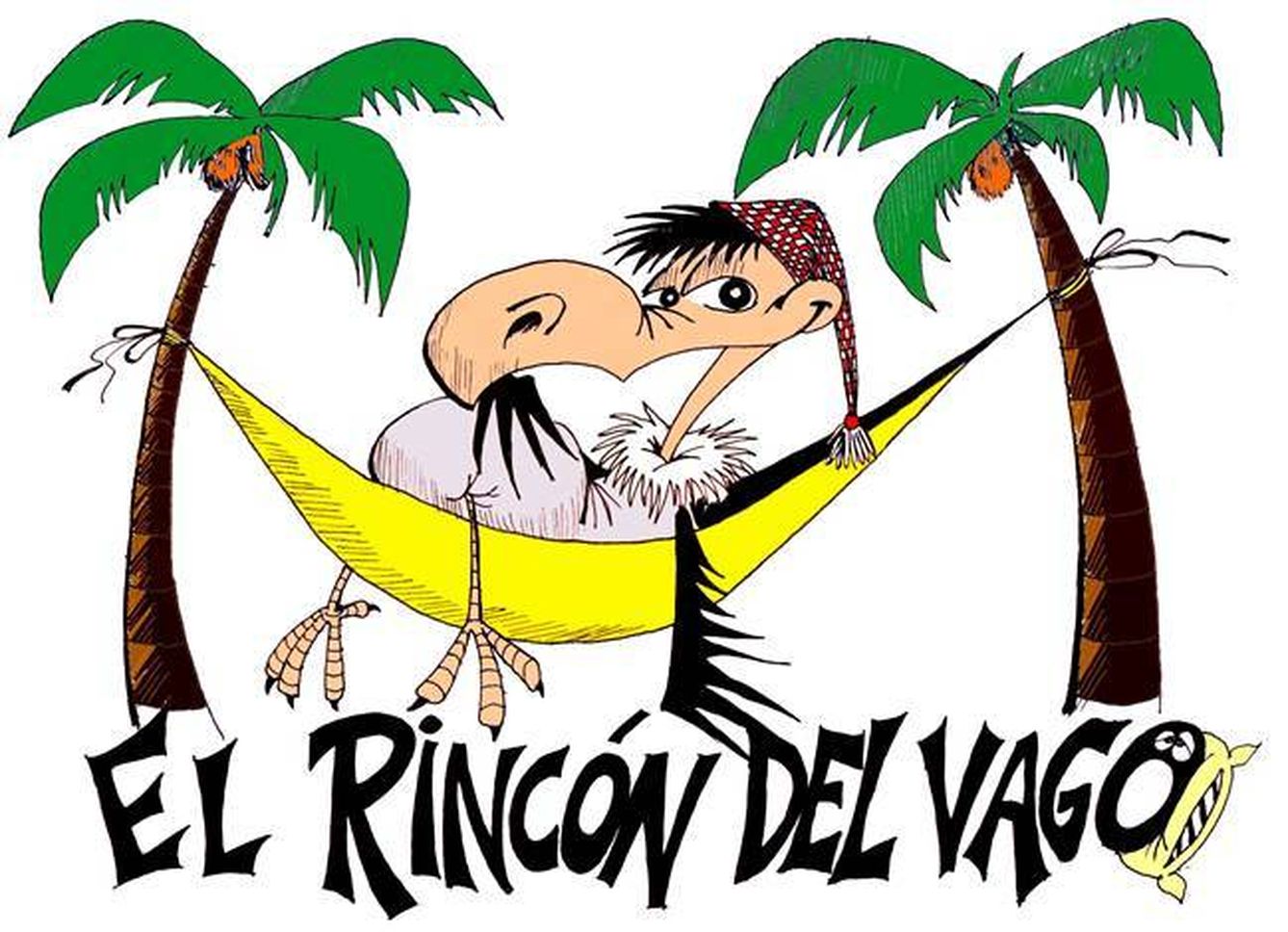 Uno de los primeros diseños del logo de El Rincón del Vago