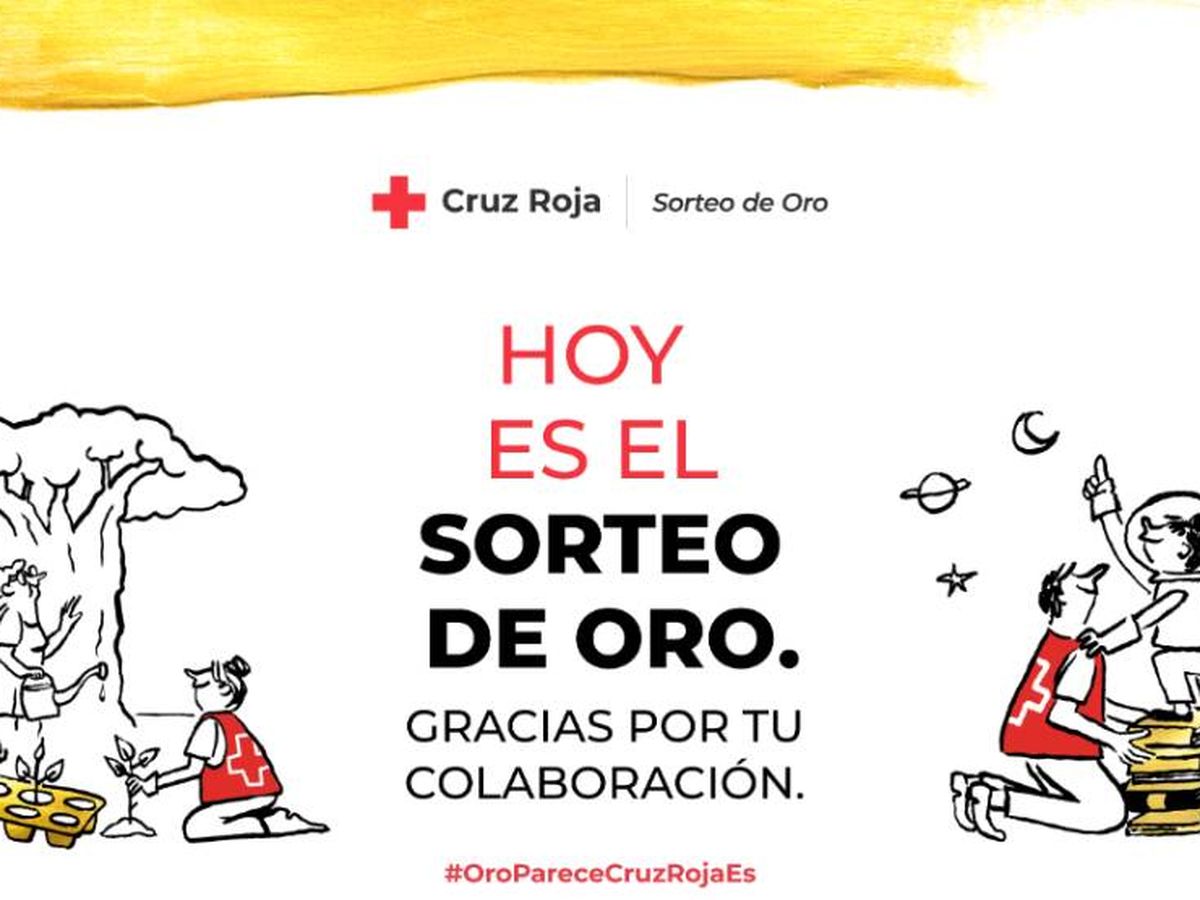Foto: Las campañas del Sorteo de Oro de Cruz Roja siempre estuvieron marcadas con fines solidarios (Cruz Roja Española)