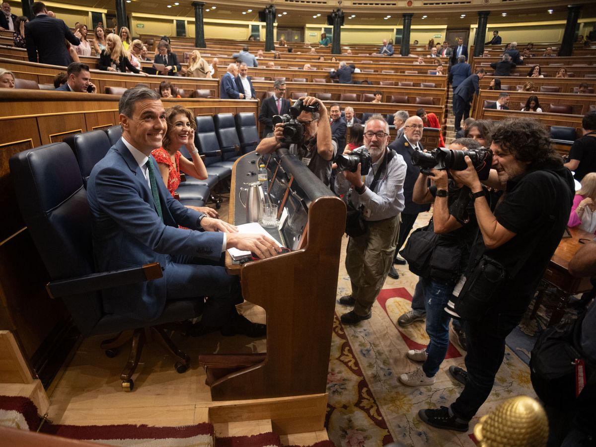 Foto: Pedro Sánchez en el Congreso. (Europa Press/Eduardo Parra)
