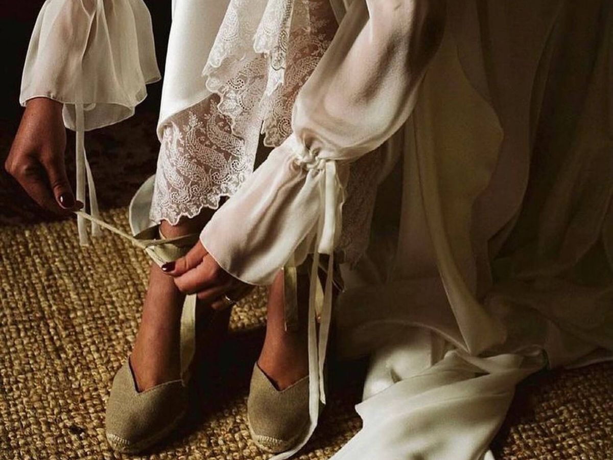 Íntimo Maravilla Chillido Alpargatas para novias: los zapatos cómodos para bodas de verano