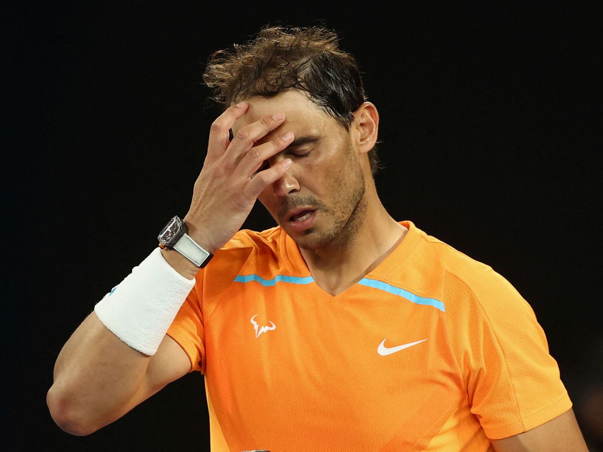 Foto: Rafael Nadal, en el Open de Australia de 2023. (Reuters/Carl Recine)