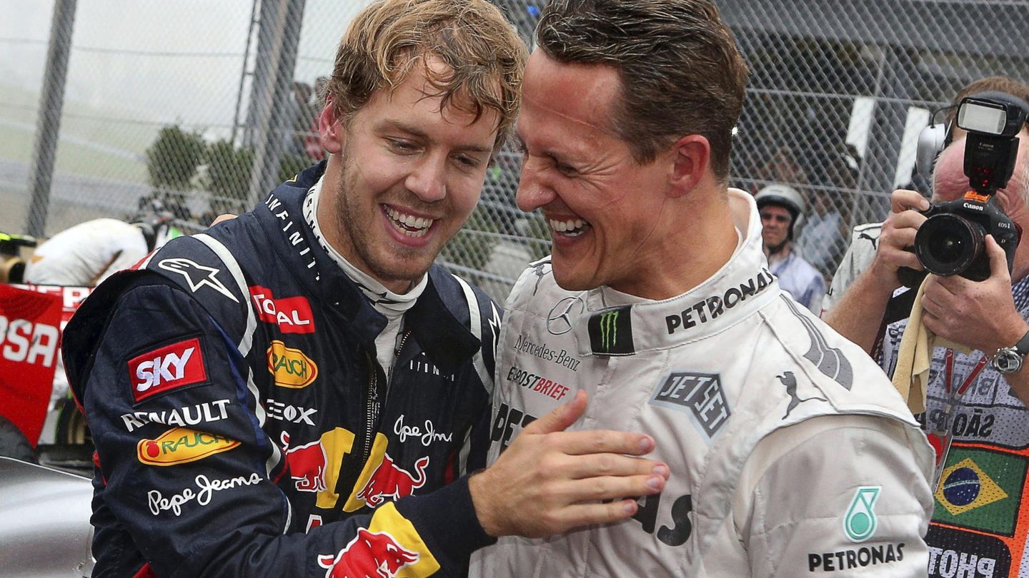 Michael Schumacher fue el ídolo de juventud de Sebastian Vettel , igual que él lo fue para Mick