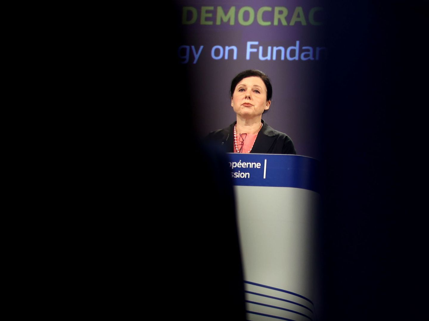 Vera Jourová, vicepresidenta de la Comisión Europea que lidera los planes para los gigantes digitales. (Reuters)