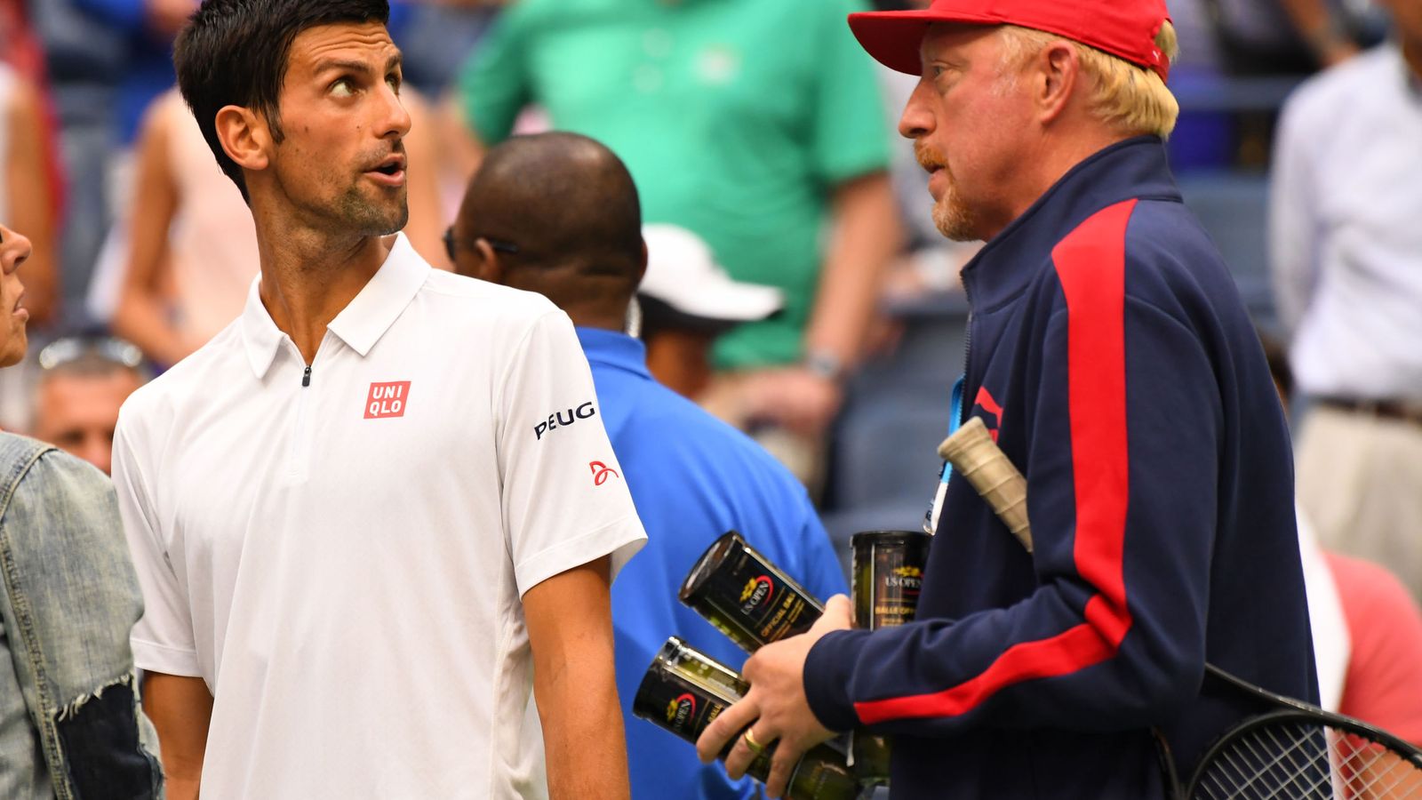 Foto: Novak Djokovic y Boris Becker (Reuters) 