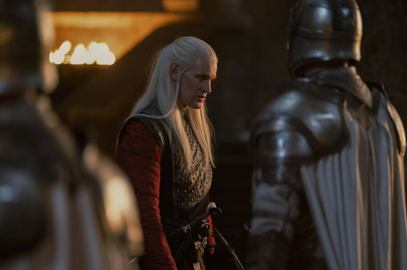 Matt Smith como Daemon Targaryen en 'La casa del dragón' (Warner Bros Discovery)