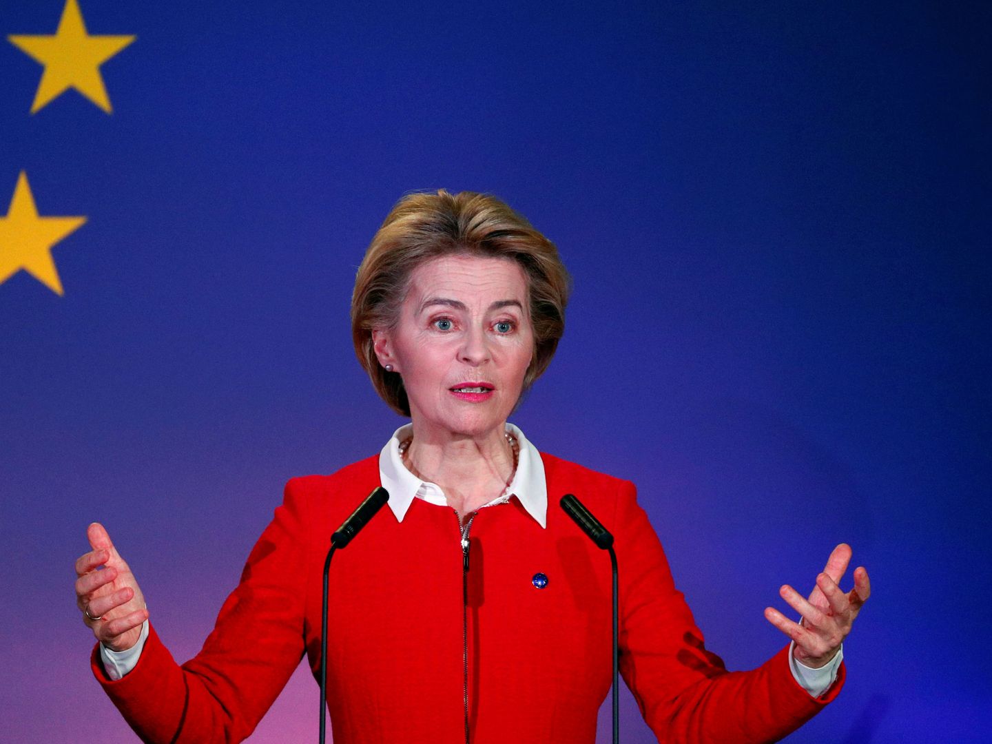 La presidenta de la Comisión Europea, Ursula Von der Leyen. (Reuters)