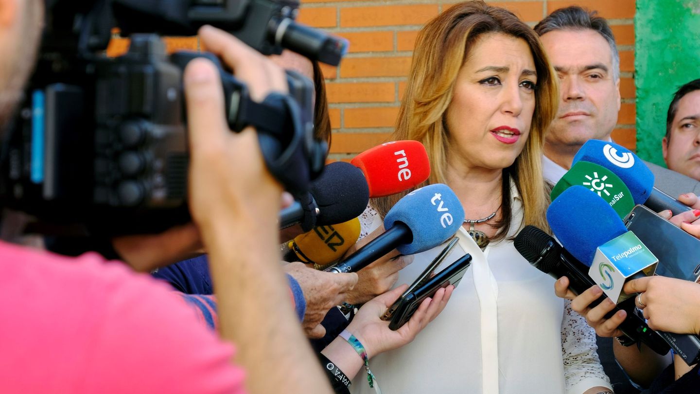 La presidenta de la Junta de Andalucía. (EFE)