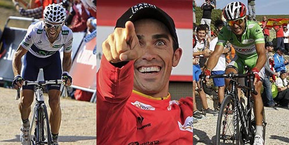 Foto: La cabeza de Contador puede con las mejores piernas de ‘Purito’ y Valverde
