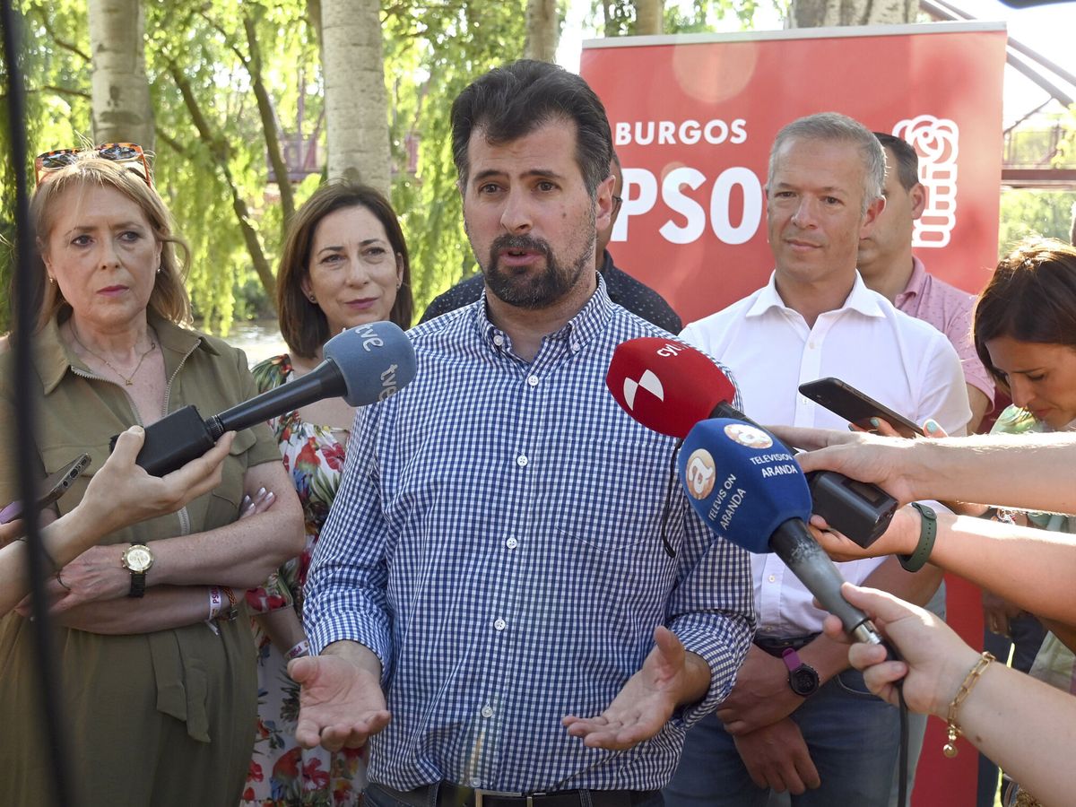 Foto: El secretario General del PSOE de Castilla y León, Luis Tudanca. (EFE/Paco Santamaría)