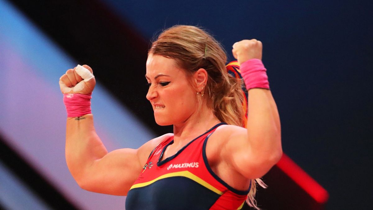 Lydia Valentín se cuelga la medalla de plata en el Mundial en la categoría de 81 kilos