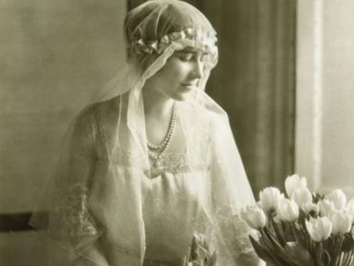 Foto: Isabel Bowes-Lyon, conocida como la reina madre, se casó hace justo un siglo. (Cortesía/Royal Collection Trust)