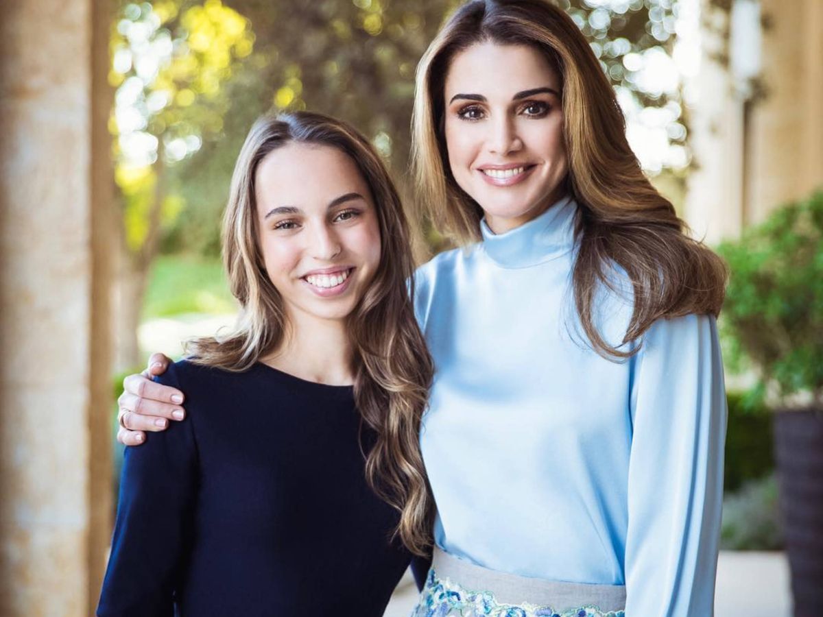 Foto: Rania de Jordania y su hija Salma. (Casa Real de Jordania)