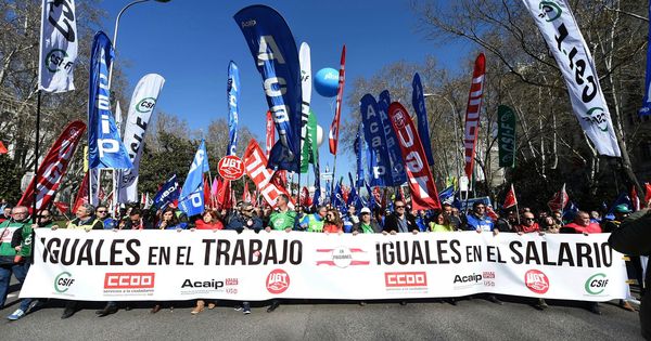 Foto: Manifestación de funcionarios de prisiones en Madrid. (EFE)