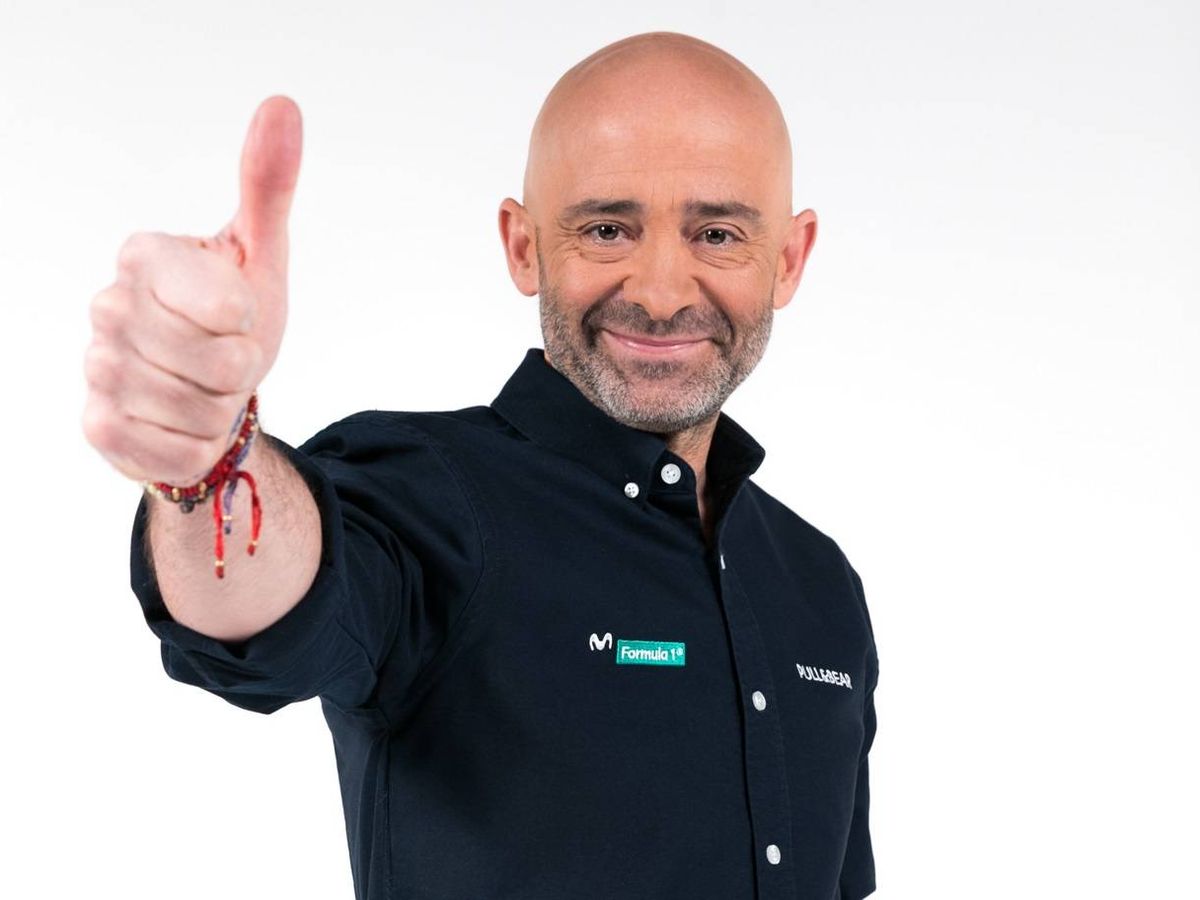 Foto: Antonio Lobato, en promoción de 'Fórmula 1' en Movistar .