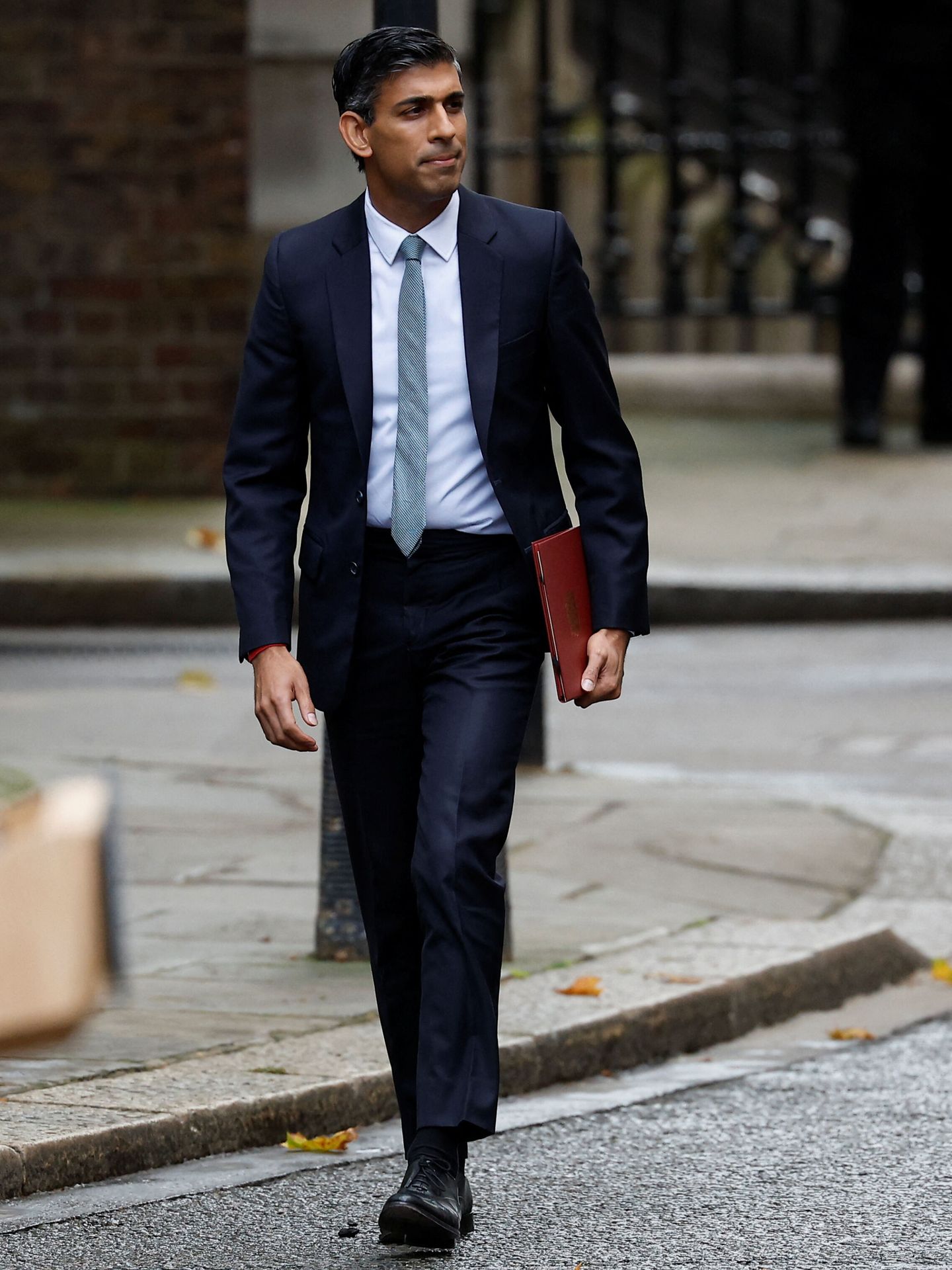 Rishi Sunak, a su llegada al número 10 de Downing Street. (Reuters)