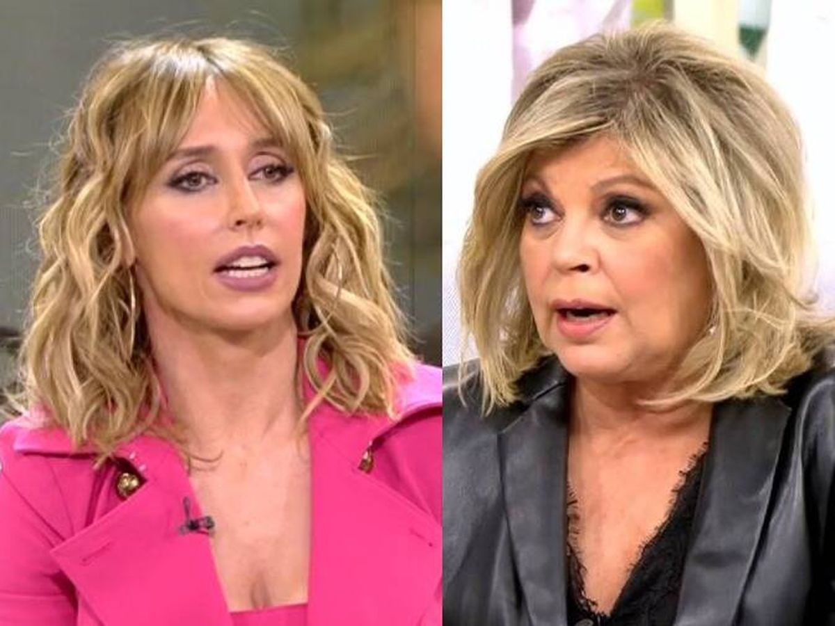 Foto: Las presentadoras Emma García y Terelu Campos. (Mediaset)