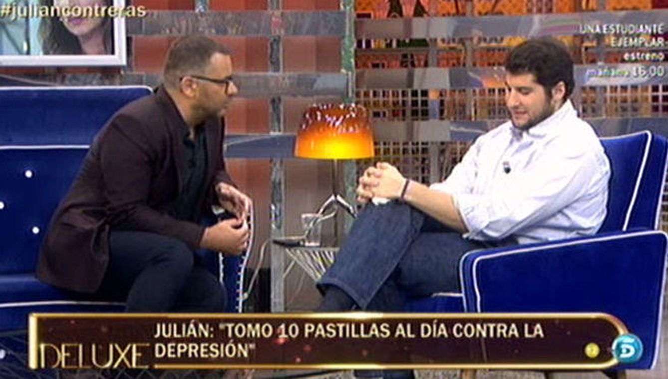 Julián Contreras en el programa 'Sálvame Deluxe'