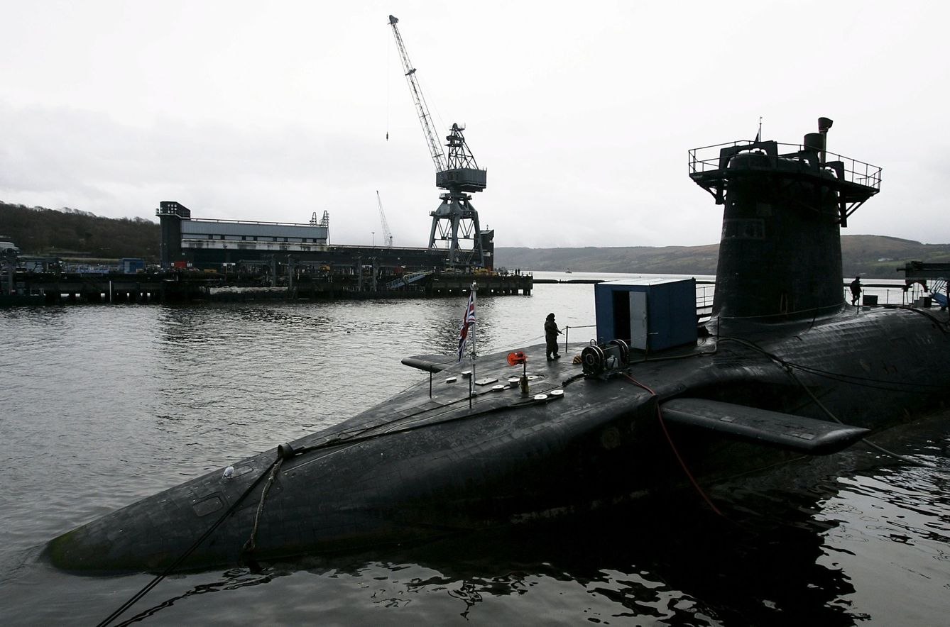 Los submarinos Vanguard tienen todo el arsenal nuclear del Reino Unido. (Reuters)