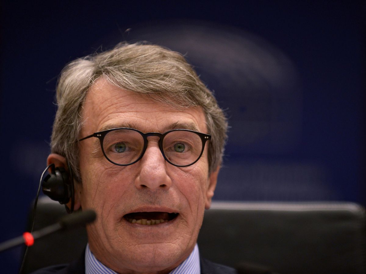 Foto: David Sassoli, presidente del Parlamento Europeo. (Reuters)