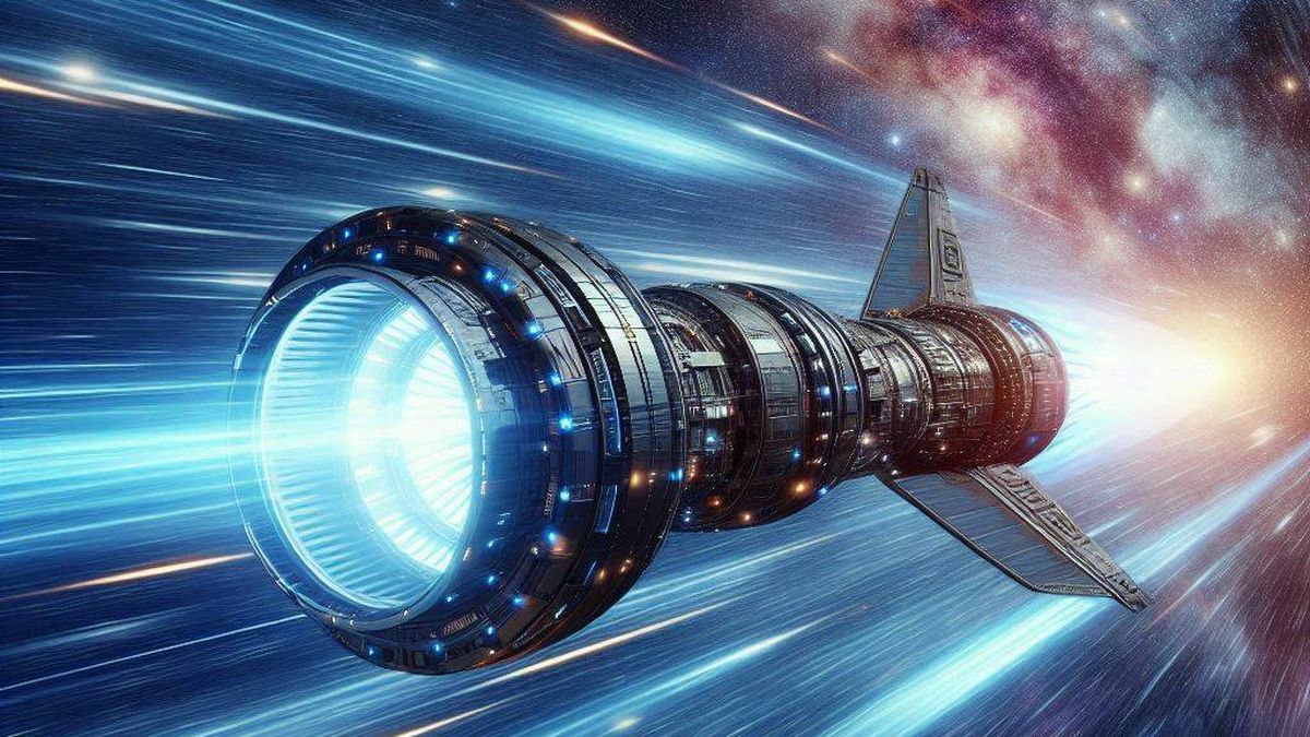 La nave que usa antimateria para viajar casi tan rápido como la luz es posible