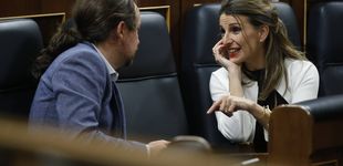 Post de Podemos ensaya en la campaña vasca la 'venganza' contra Yolanda Díaz que llevará a cabo en las europeas