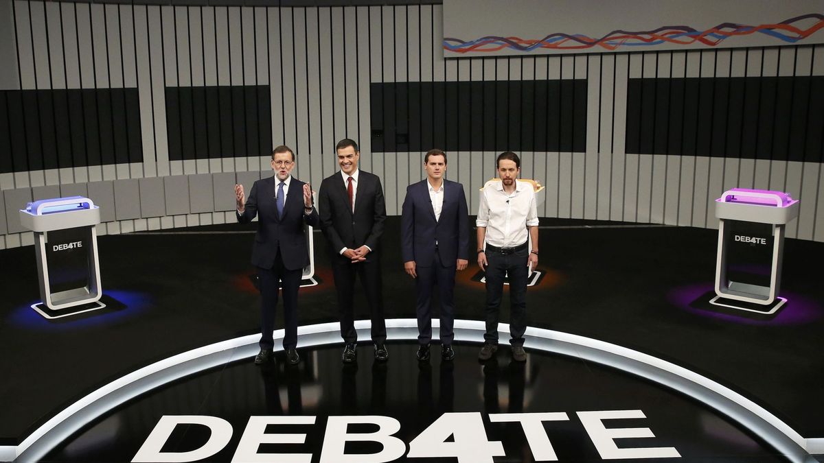 Directo: Rajoy sale vivo de un debate a cuatro que distancia a Sánchez e Iglesias