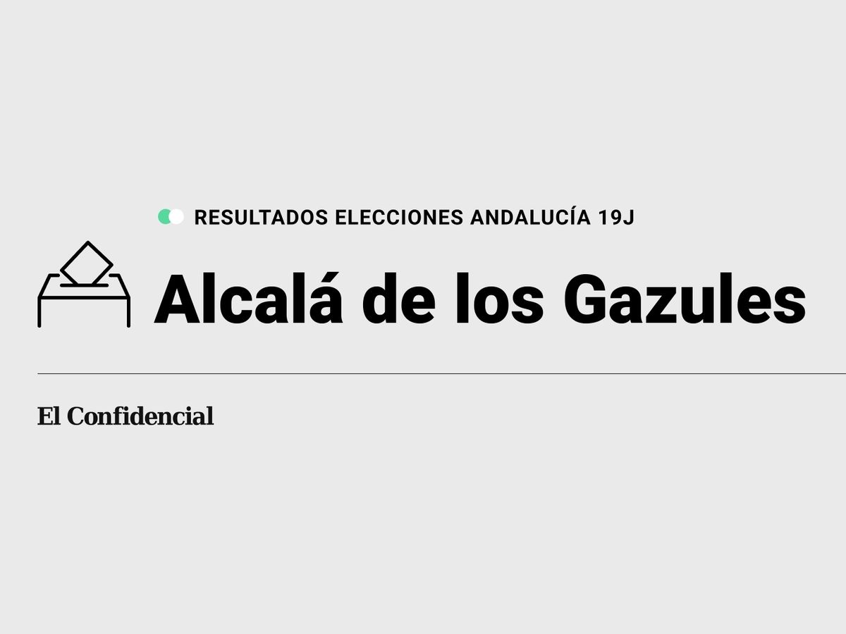 Foto: Resultados en Alcalá de los Gazules, Cádiz, de las elecciones de Andalucía 2022 este 19-J (C.C./Diseño EC)