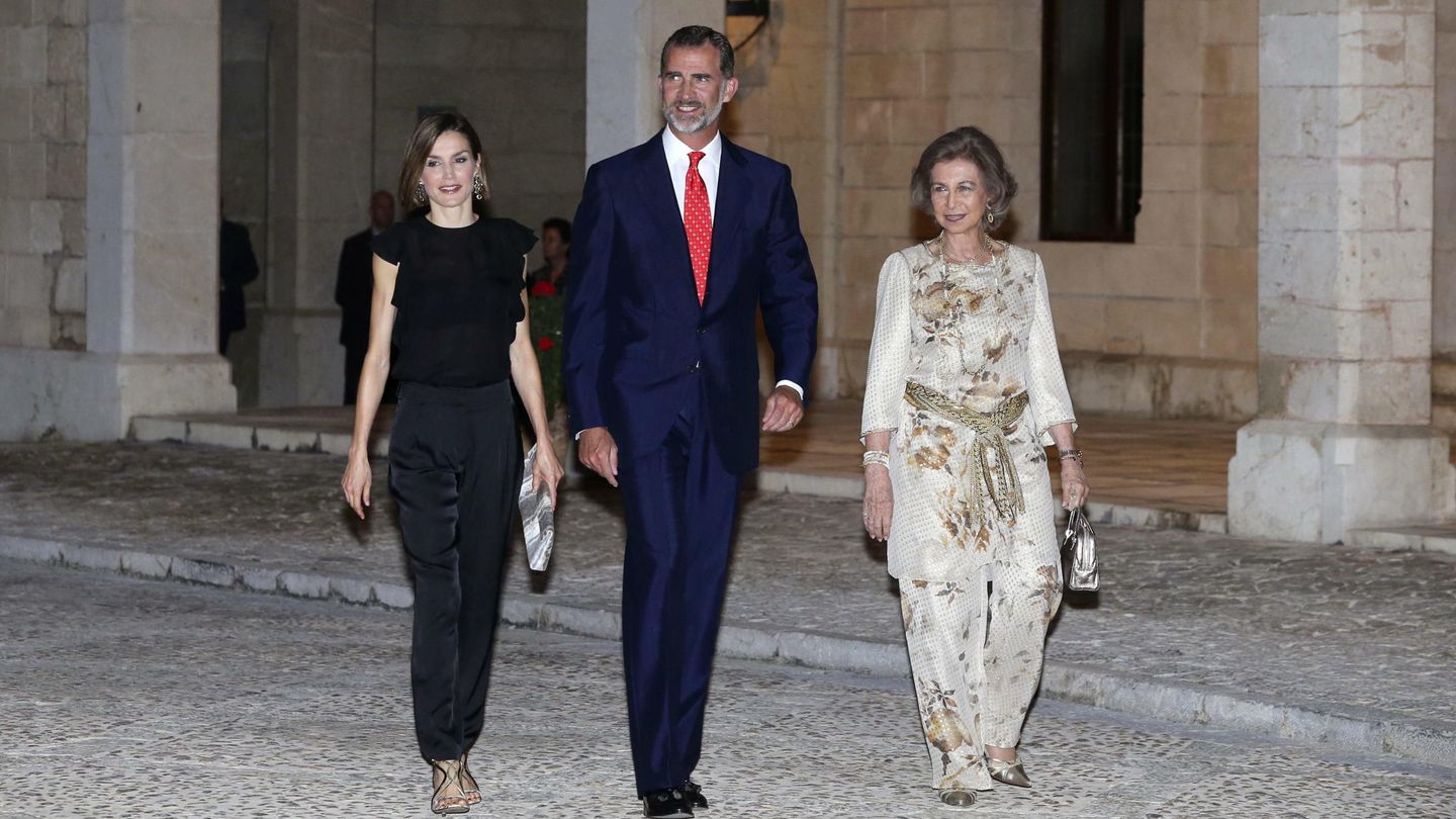 La familia real, en 2015. (EFE)