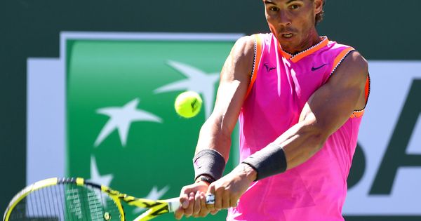 Foto: Rafa Nadal, durante un partido en Indian Wells. (Reuters)