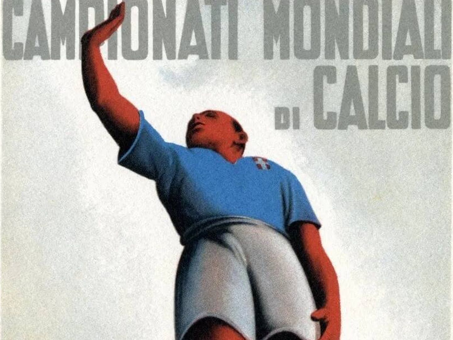 Cartel del Mundial de 1934 celebrado en Italia. 