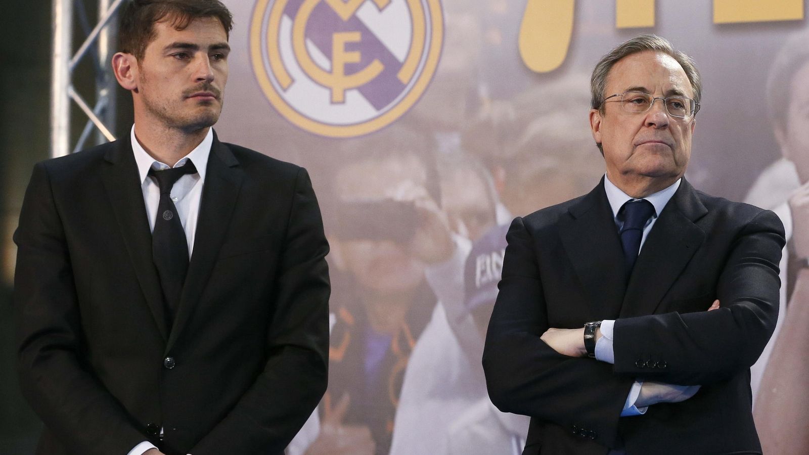 Foto: En la imagen, Iker Casillas junto a Florentino Pérez (EFE)