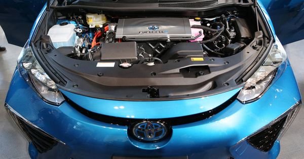 Foto: El Mirai de Toyota funciona con una pila de combustible de hidrógeno.